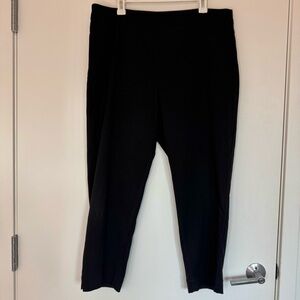 XL X-Large Soft Surroundings Black Pants Trousers Office Work Casual Minimalist